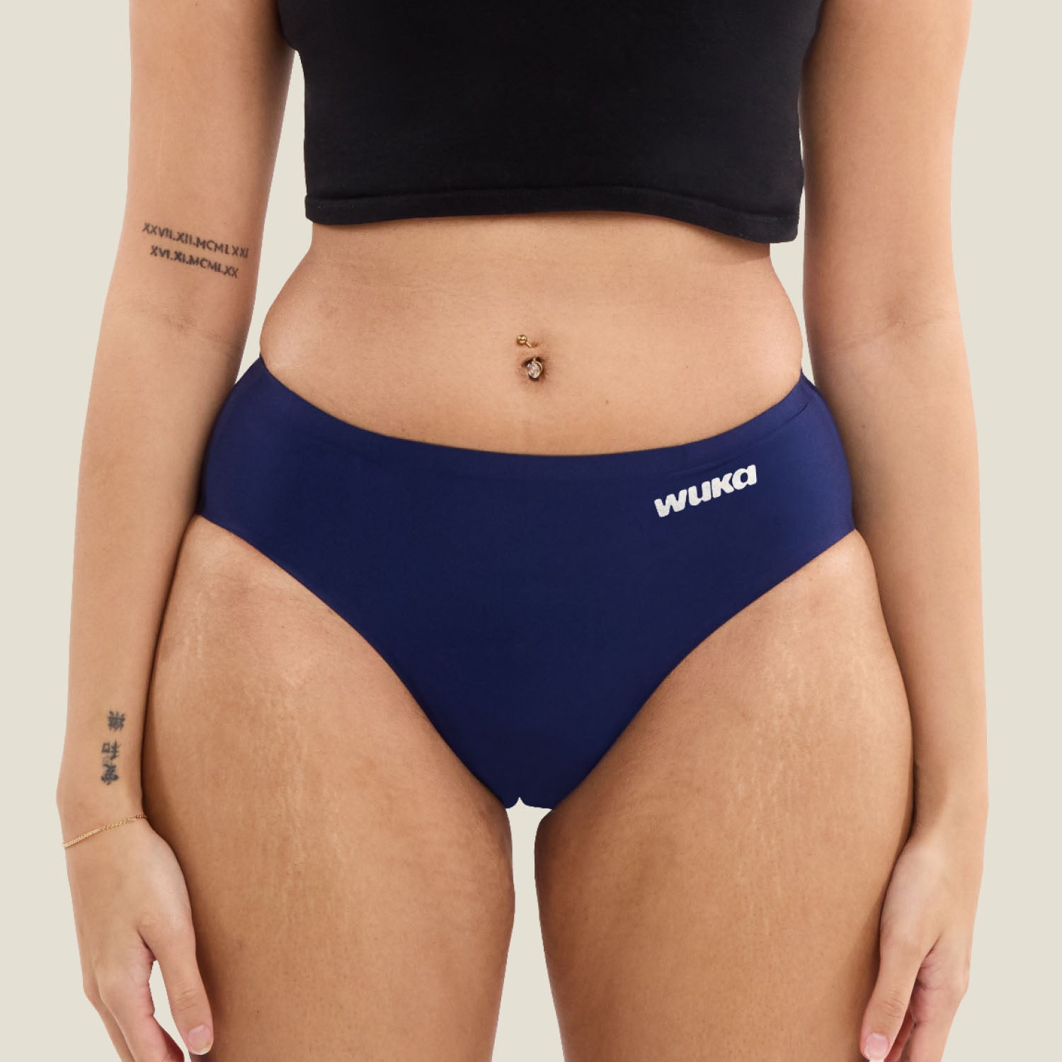 Teen Stretch Seamless Brief Super Heavy Navy WUKA