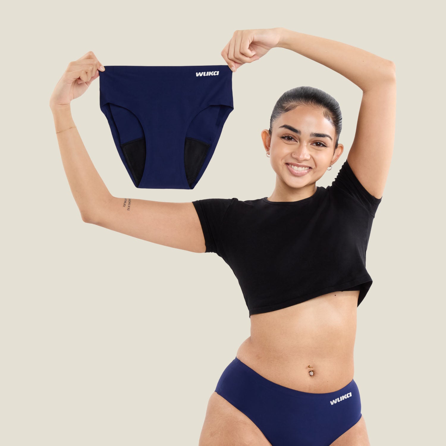 Haut Transparent Stretch Express - Taille S, Bleu Royal, Manches Courtes, Neuf