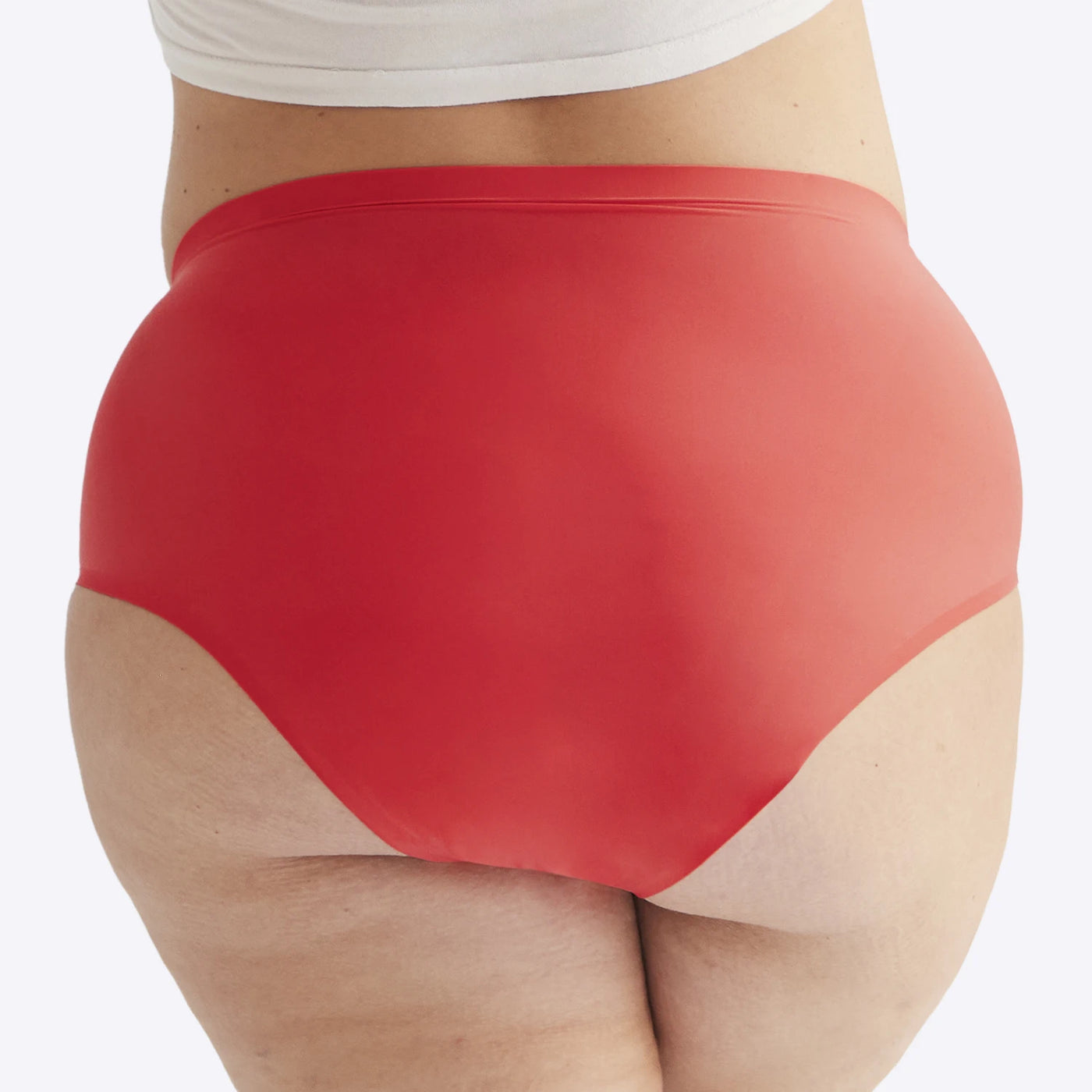 WUKA Drytech High Waist Incontinence Pants Style Coral Pink Colour Back