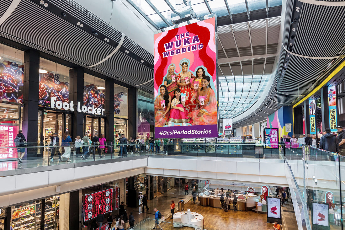 WUKA South Asian billboard campaign Westfield