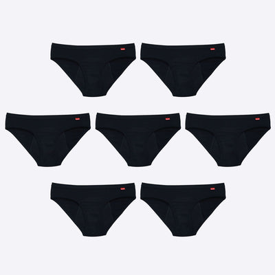 7 pack of period pants