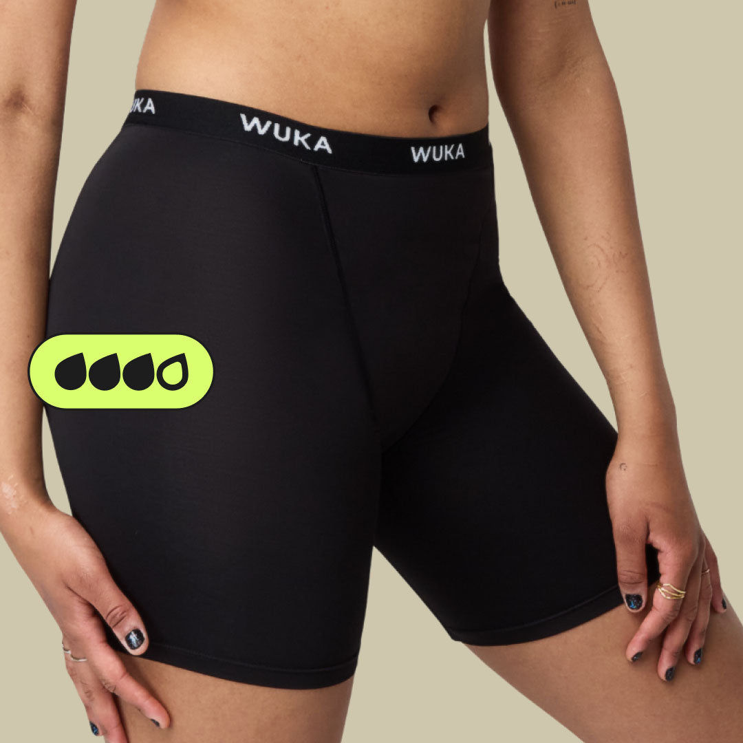 Discover WUKA Medium Flow Period Pants – ideal for moderate flow days. These reusable, leak-proof pants offer breathable comfort and eco-conscious protection. A sustainable alternative to pads and tampons, perfect for everyday period wear.