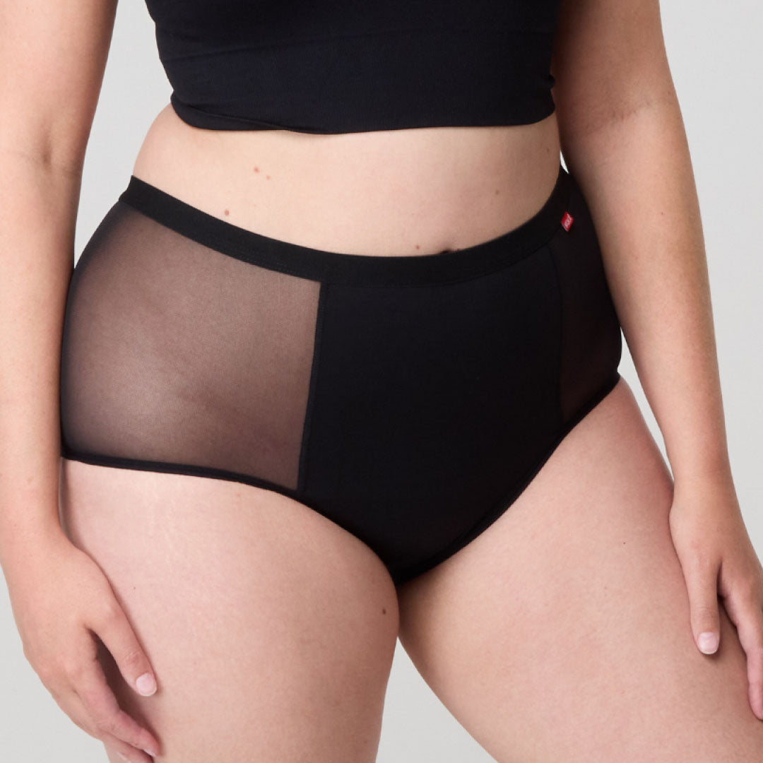 Explore WUKA’s Plus-Size Period Underwear – inclusive, size-extended period pants designed to offer maximum comfort, support, and leak-free protection for light to super heavy flow. Sizes up to 6XL, body-loving fit for every curve.