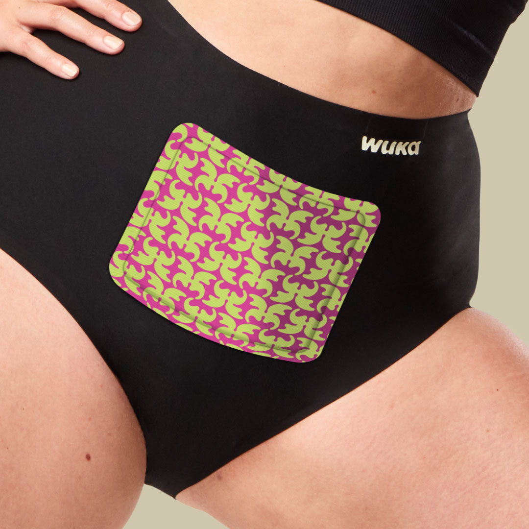 Explore WUKA’s Period Pain Relief collection featuring reusable heat patches, wearable hot water bottles, and innovative comfort wear designed to ease menstrual cramps naturally and support all-day relief.