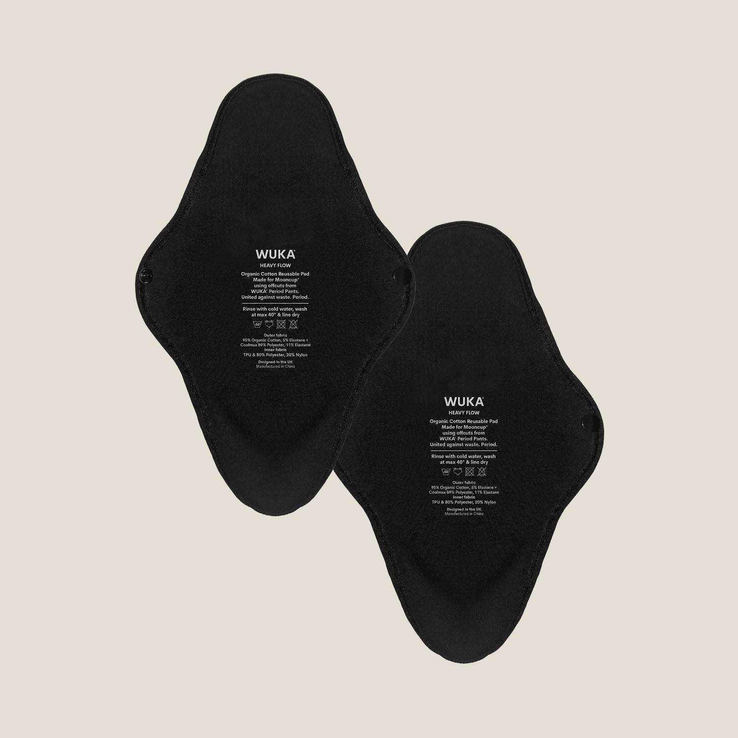 Reusable Period Pads Heavy 2 Pack