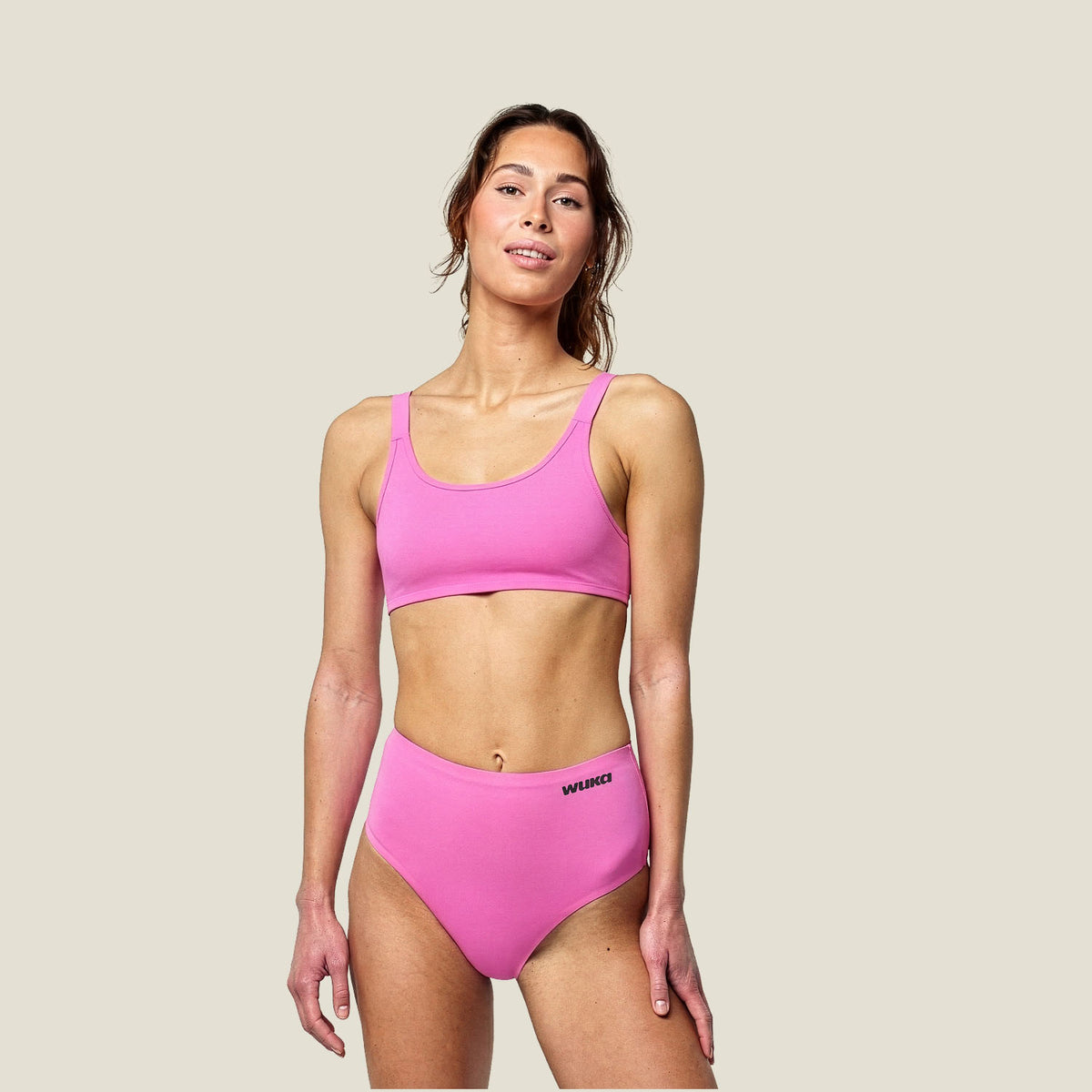 Stretch Seamless Midi Brief Heavy Pinkest