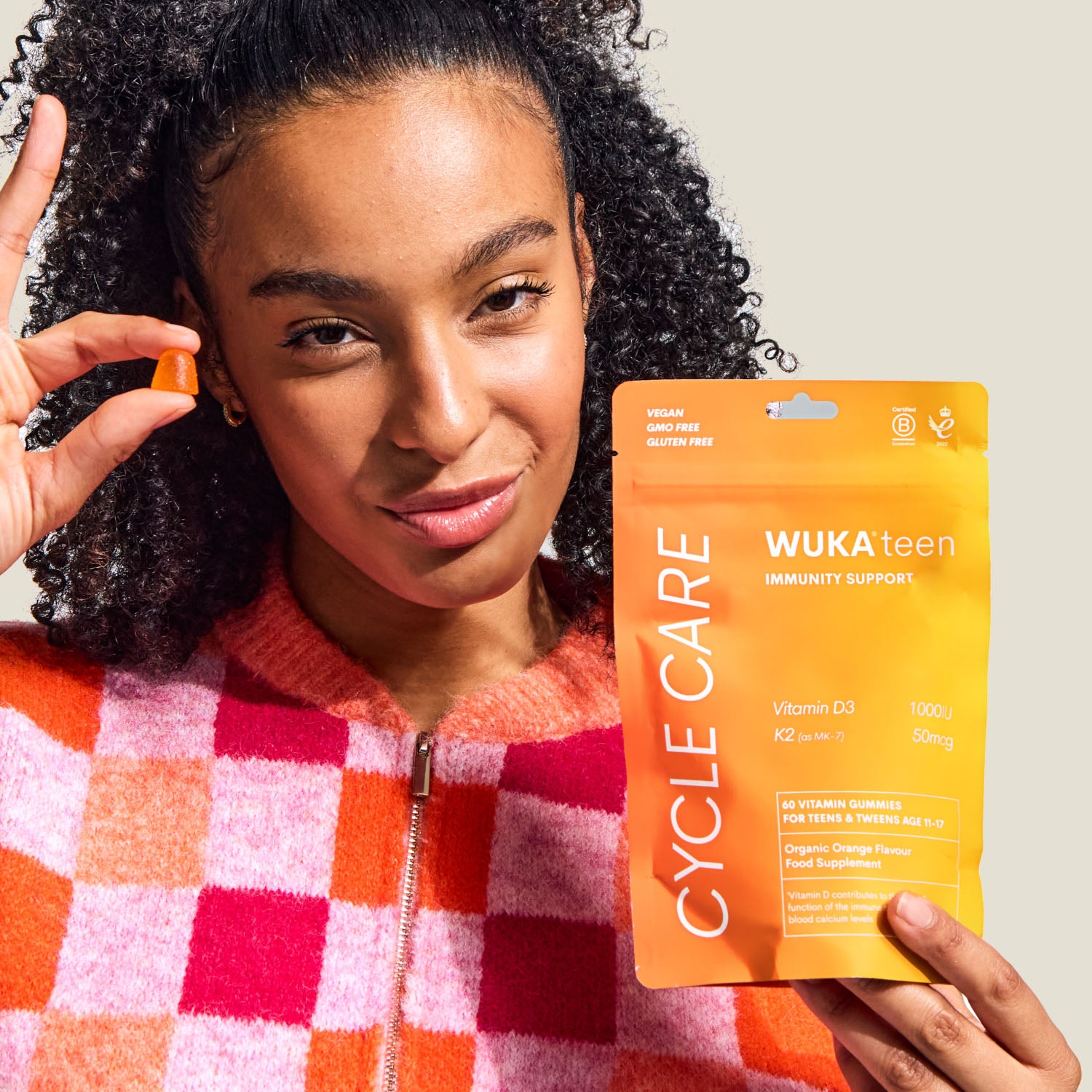 WUKA Teen Vitamin D3 K2 Gummies