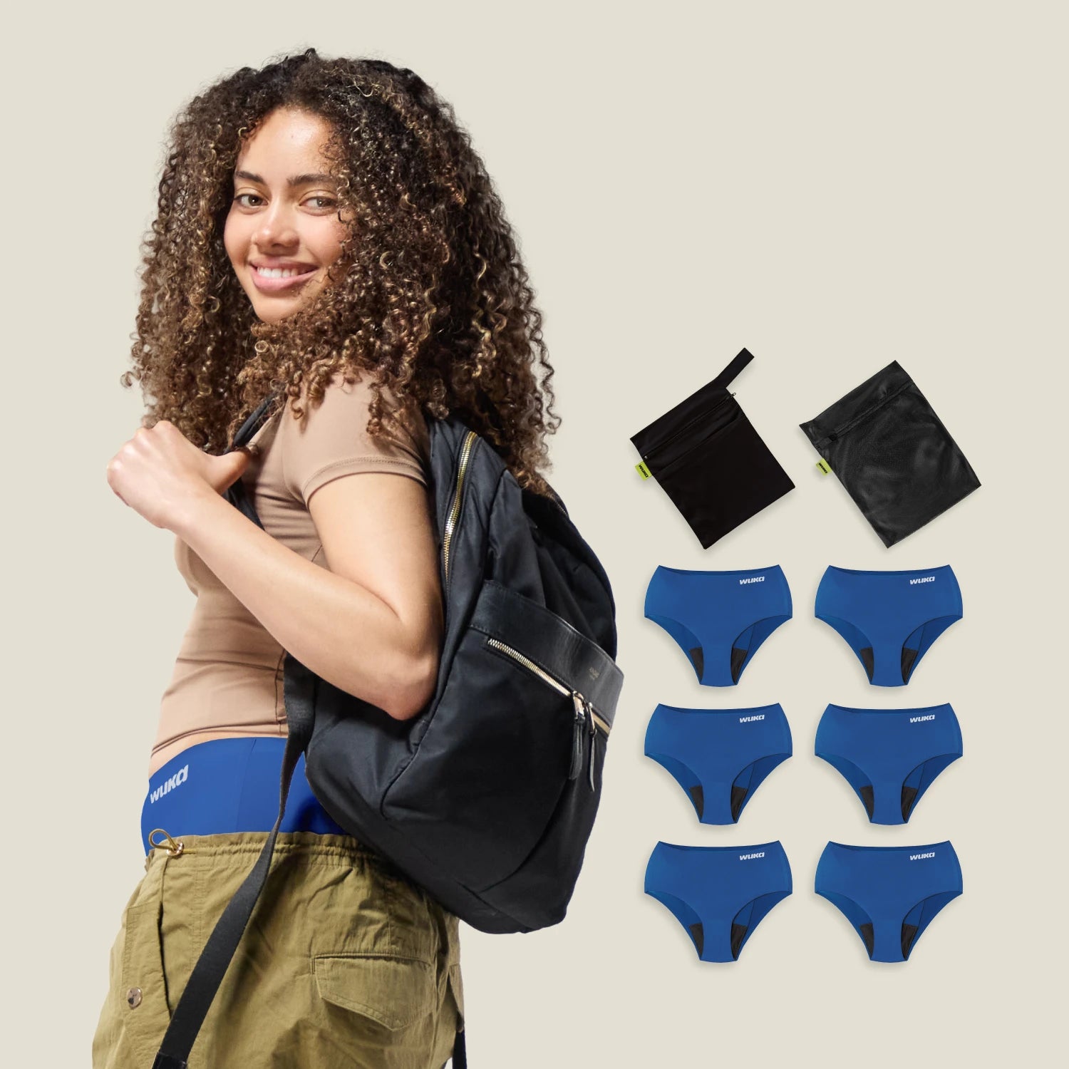 WUKA Period School Set - 1 Week - Heavy - Blue