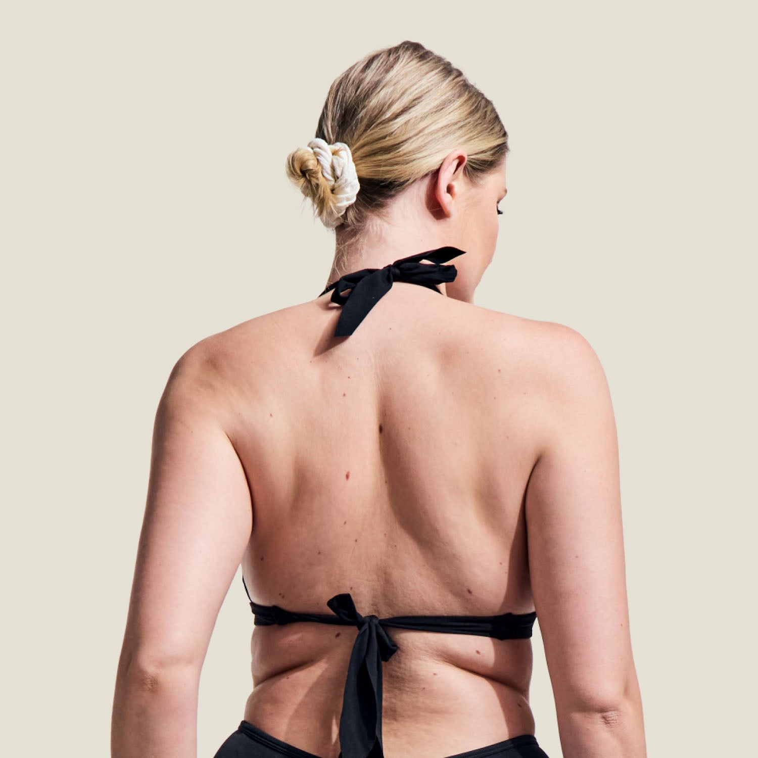 Tie-Back Bikini Top Black - Swimwear | WUKA