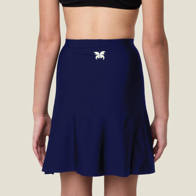 WUKA Teen Stretch Seamless Skort - Heavy - Navy