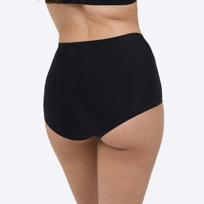 WUKA Stretch Period Short Adult Style Heavy Absorbency Black Colour Back Size 1