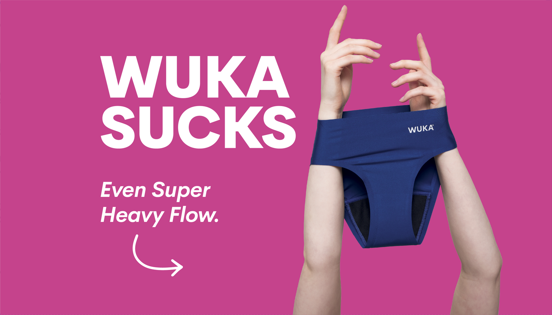 Sustainable Leak-Proof Period Underwear, WUKA Basics Hipster