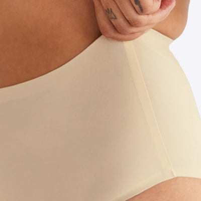 WUKA Drytech Midi Brief Incontinence Pants Style Light Nude Colour Detail