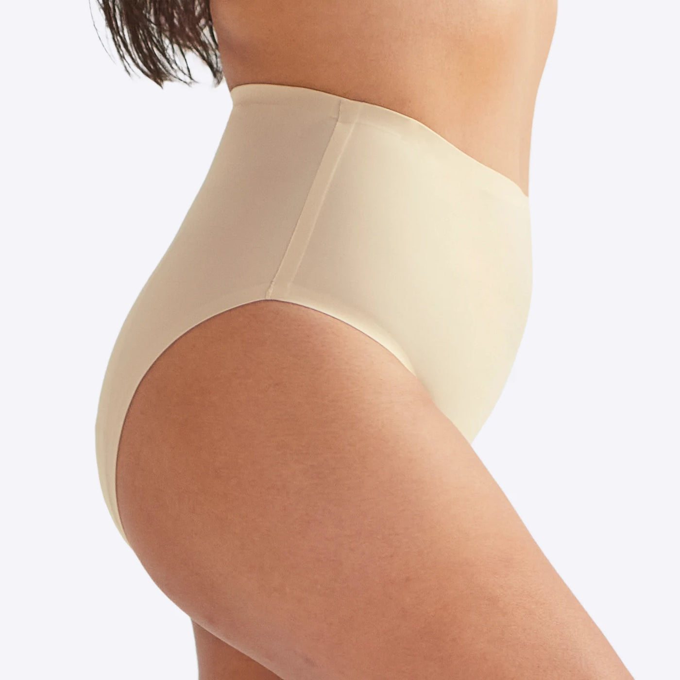 WUKA Drytech Midi Brief Incontinence Pants Style Light Nude Colour Side