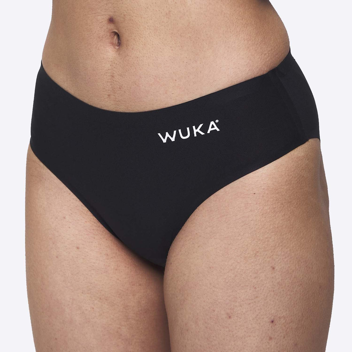 WUKA  First Period Pack Stretch Style Heavy Flow Black Colour Front