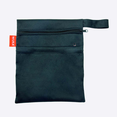 WUKA Teen Stretch Super Period Pants Bikini Brief Style Super Heavy Flow Black 5 Pack Change Bag
