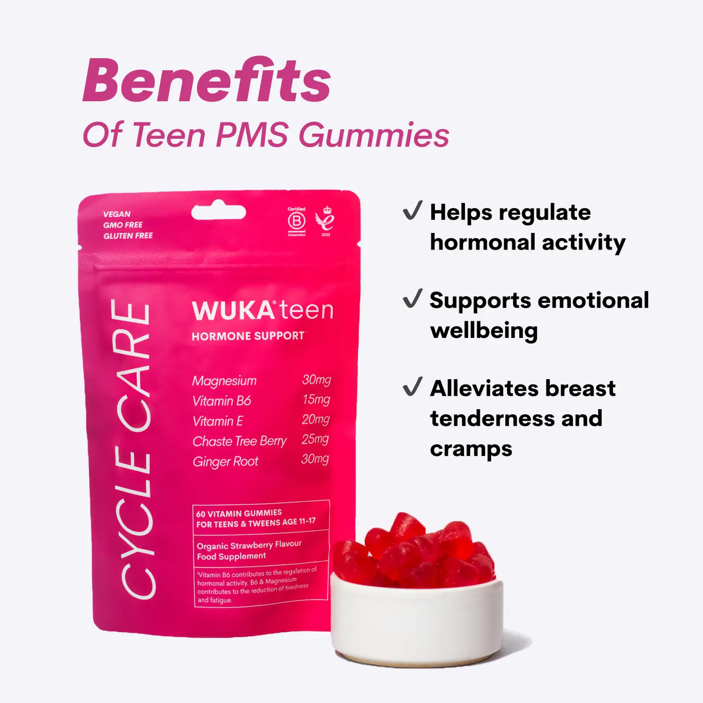 PMS gummies for teens - benefits of PMS gummies