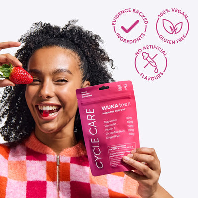 PMS gummies for teens - evidenced backed, 100% vegan, no artificial flavours