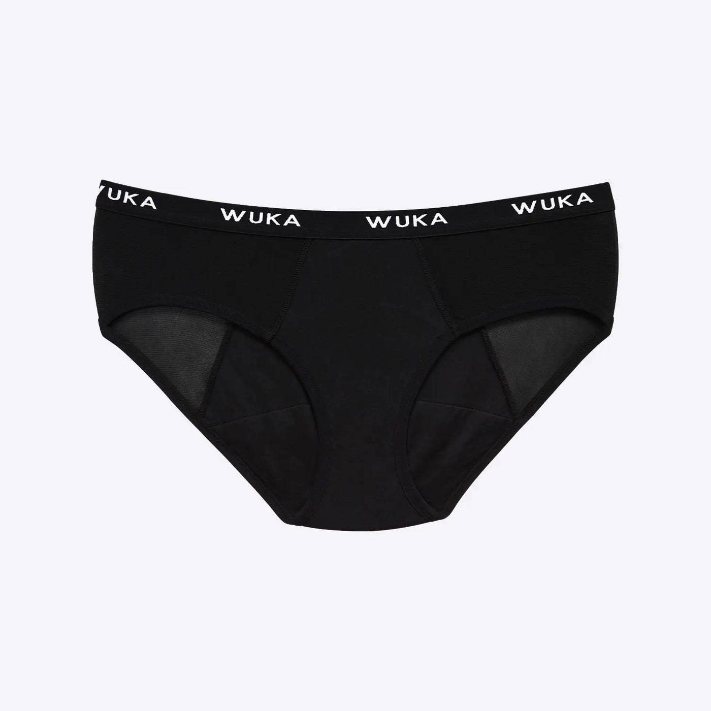 WUKA Ultimate Midi Brief Period Pants Style Super Heavy Flow Black Colour