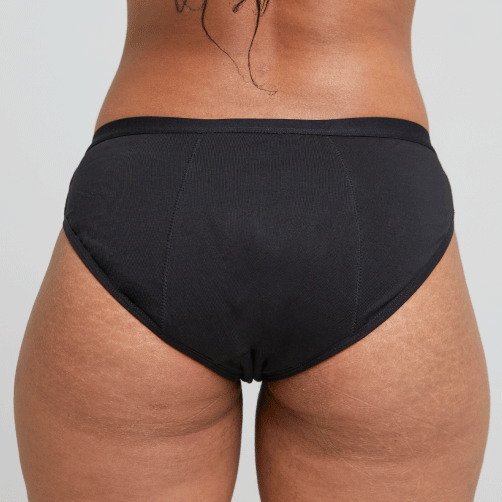 WUKA Ultimate™ Bikini 3 Pack Period Pants Style Black Colour Back