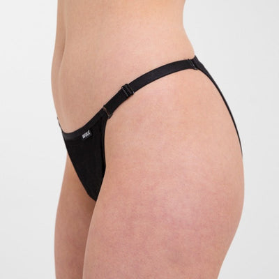 WUKA Flex Detachable Bikini Period Pants Style Heavy Flow Black Colour side