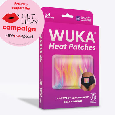 We are donating 10% from all sales of our heat patches until the end of May to raise awareness about gynaecological health for The Eve Appeal