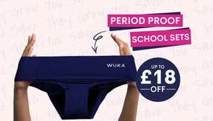 Period school sets for girls and teens; give them the confidence they need when they need it most. Choose from our award-winning Stretch™ or best-selling Basics™ Hipster.